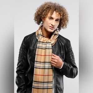 FRAAS PLAID CASHMINK WOVEN CASHMINK SCARF